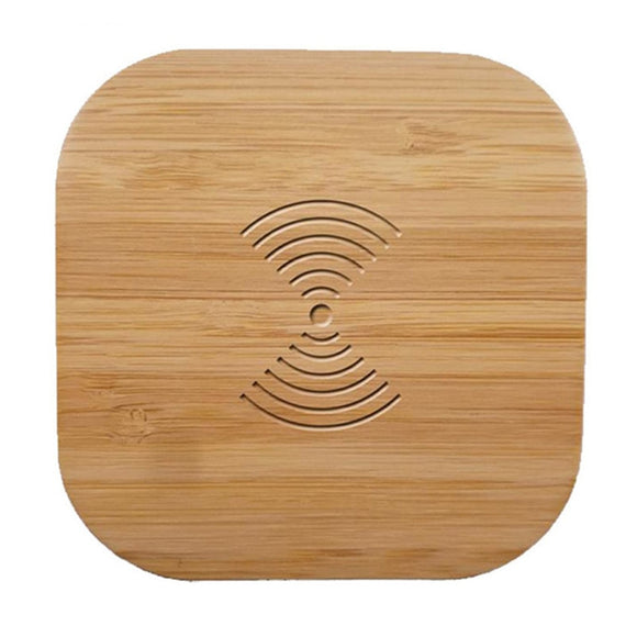 Qi Wireless Charger Wood 10W Fast Wireless Charging