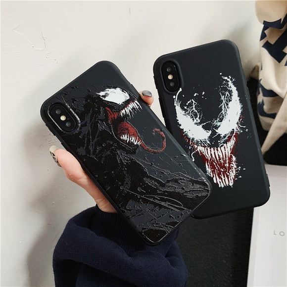 Marvel Venom Super hero iphone cases (6,6s,7,8,X,XR,XS)
