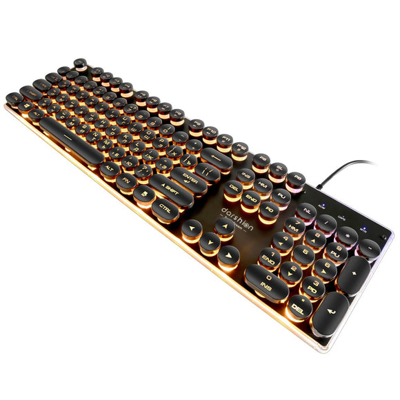 Steampunk Retro Gaming Keyboard