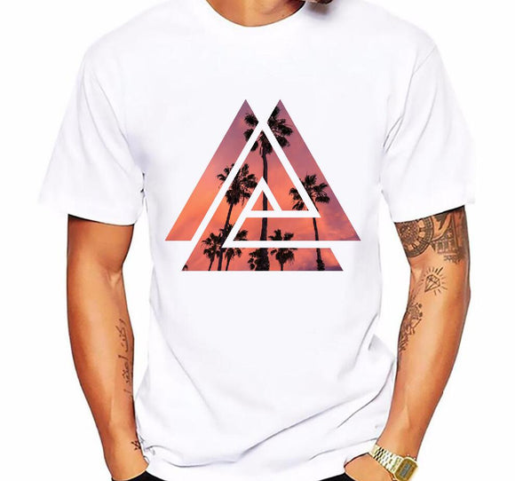 men's T-shirt Geometric