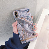 ins agate marble iphone cases (6,6s,7,8,X,XR,XS)