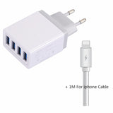 5.1A 4 Ports USB Charger Adapter
